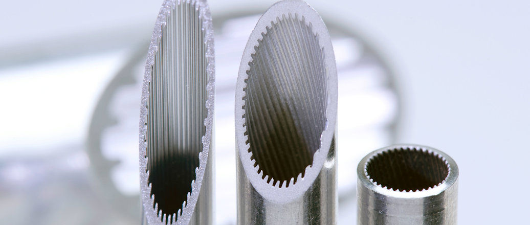 tubes with inner grooves tubes with inner grooves